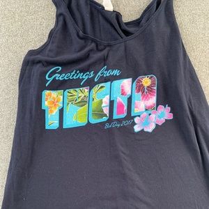 Kappa Alpha Theta island bid day tank